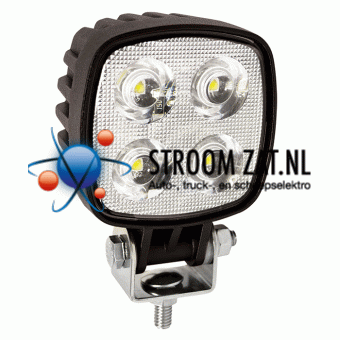 Led Werklamp vierkant  81 1000 lumen 4 leds spotlicht 12/24V